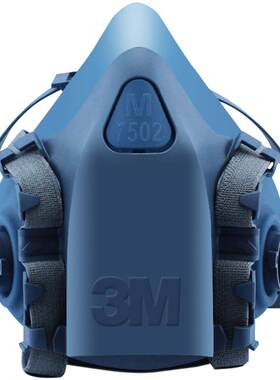3m7502半面罩防护硅胶滤毒盒