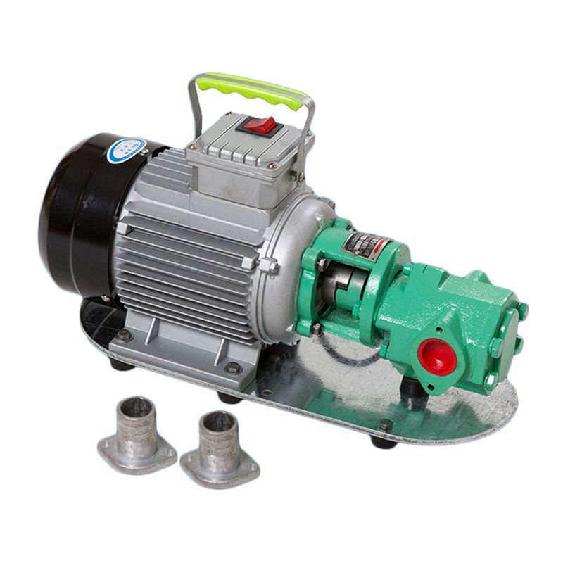 WCB齿轮油泵大流量电动柴油抽油泵自吸式高粘度机油液压油泵 220V