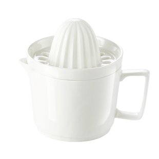 爱居瓷陶瓷榨汁器手动挤水果柠檬橙子压汁器宝宝果汁机榨汁杯家用