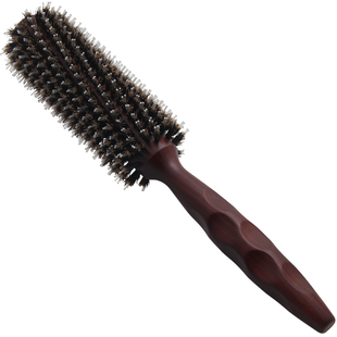 发廊专业猪鬃毛梳子圆滚梳卷发梳子内扣卷梳理发店女家用造型木梳