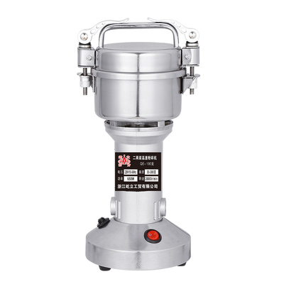 屹立100快开家用中药超细粉碎机