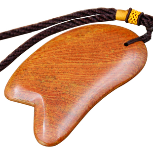 正品天然泗滨富贵红砭石刮痧板套装面部脸部5全身通用A非牛角玉石