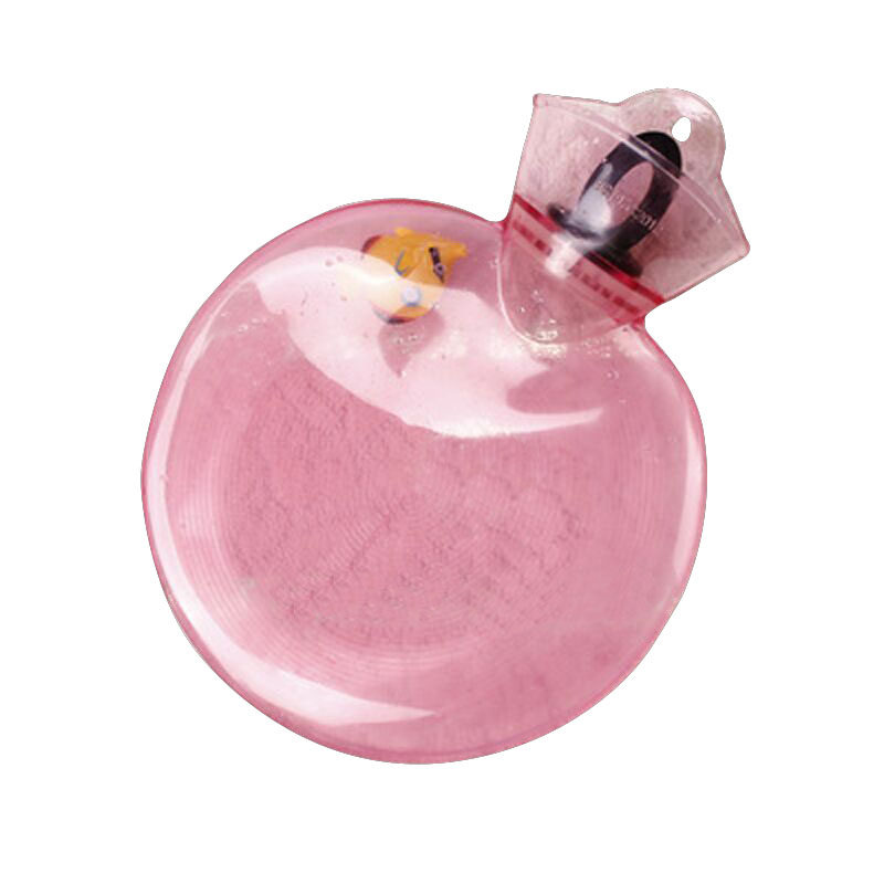 外贸正品透明pvc圆形印花热水袋