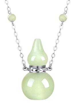 葫芦女士闻香送礼福禄天然岫玉