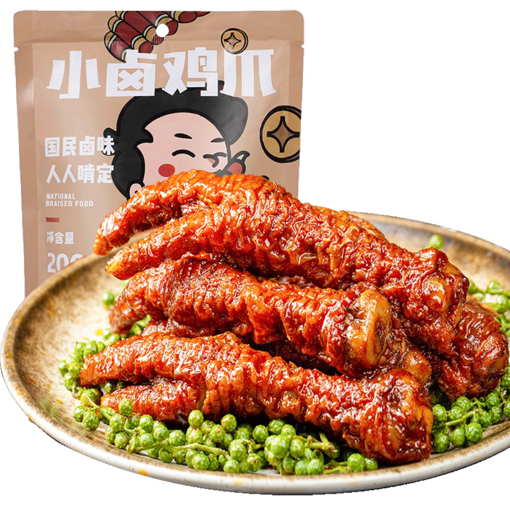 【详情页领券减90】王小卤虎皮辣凤爪