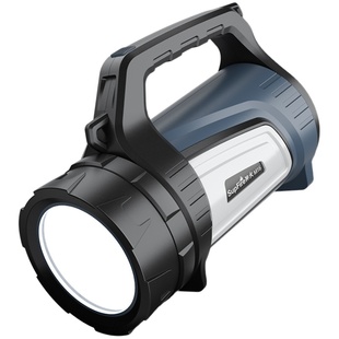 神火探照灯家用led强光室外远射大功率手提充电超亮户外手电筒