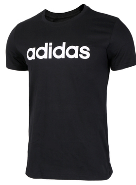 Adidas阿迪达斯短袖男女款情侣休闲透气圆领夏运动T恤正品GK9120