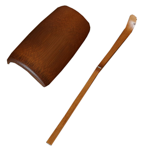 老竹茶道配件茶拨茶则茶勺熏味复古套装竹制茶则茶荷功夫茶具配件