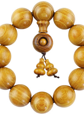 厂家直销黄金檀木手串柘木山东