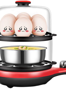 蒸蛋器煮蛋器煎蛋器小型迷你煎锅小自动断电家用插电鸡蛋早餐神器