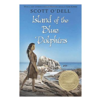 【中商原版】英文原版 纽伯瑞奖 Island of the Blue Dolphins蓝色的海豚岛 Scott O'Dell 儿童文学 文学 1000L 安徒生奖作者