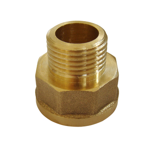 全铜加厚内外丝接头变径对丝1寸变6分4分转3分2分1分外丝水管配件