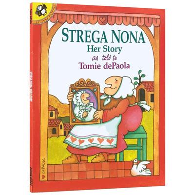 美国进口原版少儿英语绘本 Strega Nona Her Story巫婆奶奶的故事