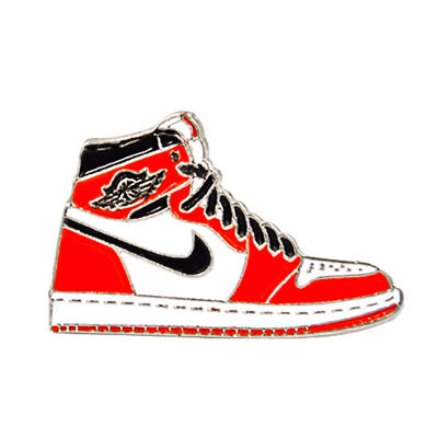 PinsPins定制 AJ1鞋子SNEAKER金属徽章胸针大魔王 椰子球鞋胸章