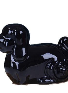 黄色龙蛇风水陶瓷12生肖装饰品