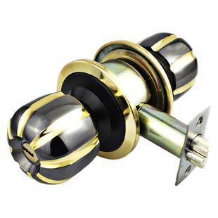 荣力斯球形锁房门锁室内门锁欧式实木门锁卧室不锈钢球锁纯铜芯