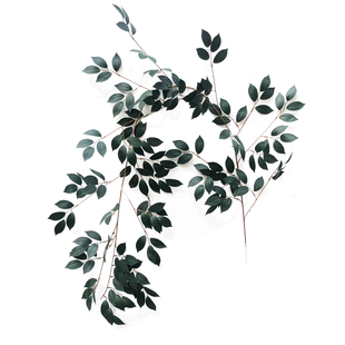 新款仿真榕树叶藤条 婚庆装扮 拱门装饰 结婚现场布置 仿真花配草