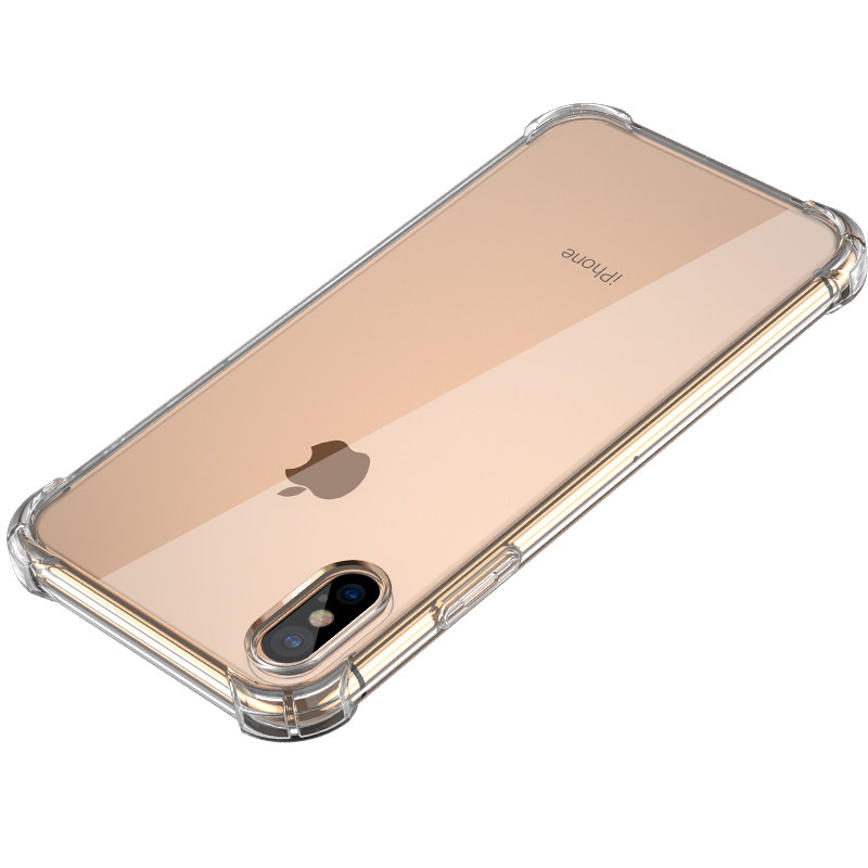 适用XR苹果12手机壳XS Max全包防摔iPhone8透明7Plus软11硅胶套6s