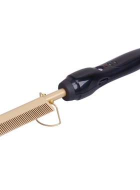 Hot com wet and dry hair use hair curler iron electric stra