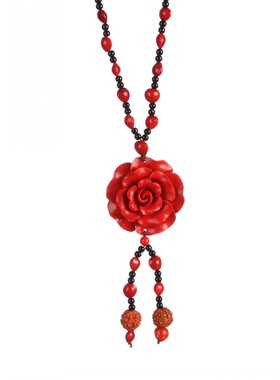 长款百搭简单大方中国风毛衣链