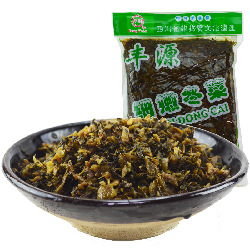 资中冬尖冬菜1kg四川特产青菜尖下饭菜咸菜泡菜腌菜盐菜商用批发