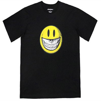 罗志祥正品smile联名宽松短袖T恤