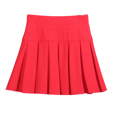 军绿百褶半身裙女大码防走光伞裙拉丁广场水兵舞表演裙2024秋款