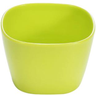 凯柏雅彩色密胺四方碗塑料小碗仿瓷碗餐厅快餐米饭碗粥碗汤碗商用