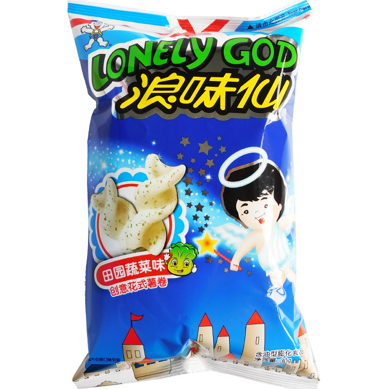 旺旺蔬菜味薯片浪味仙宿舍大礼包