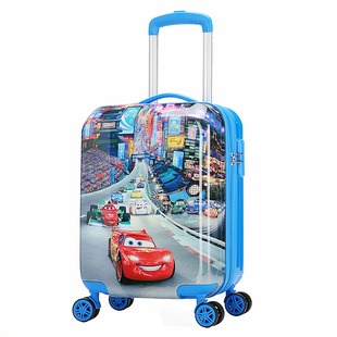 闪电麦昆汽车儿童拉杆箱行李箱登机箱旅行箱拉杆书包汽车总动员男