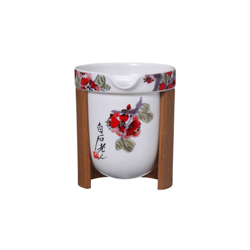 茗扬四海台湾EILONG/宜龙茶具正品白石红梅老款茶海公道杯包邮