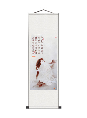 电视剧人物明星挂像卷轴画字画