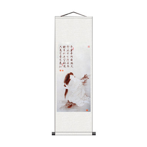 电视剧人物明星挂像卷轴画字画