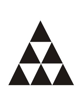 ins几何三角形家居儿童房间宿舍