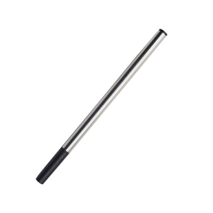 幽雅斋笔芯 金属签字笔水笔替换笔芯螺纹头直插子弹头黑色0.5mm