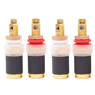 eizz纯铜镀金接线柱胆机功放香蕉