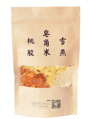 雪燕桃胶皂角米组合】植物燕窝