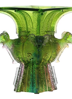 古法琉璃送老外特色礼品高档大气