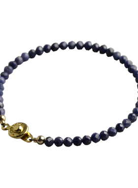 ciel原创天然蓝宝石手链女