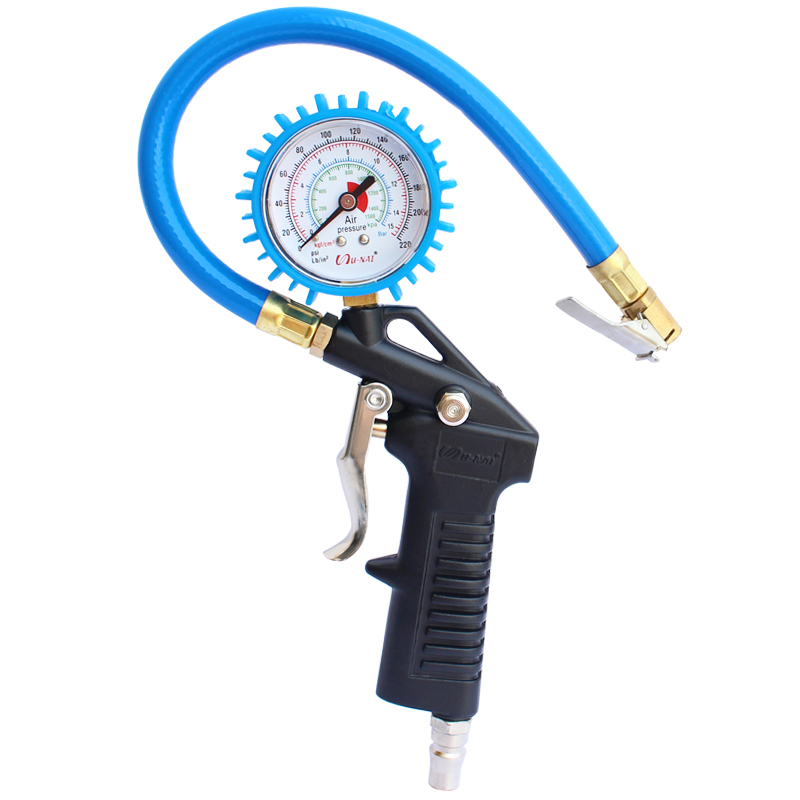 胎压表气压表高精度带充气汽车轮胎压监测器数显胎压计加气打气枪