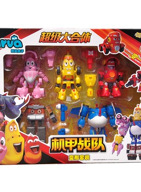 爆笑虫子玩具战队全套变形机器人