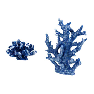 地中海装饰品树脂工艺品仿真珊瑚摆件龙宫财富摆件微景观拍摄道具
