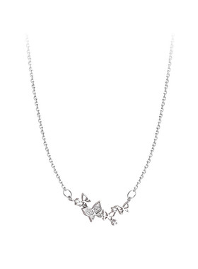 创意镂空精致蝴蝶浪漫少女心项链