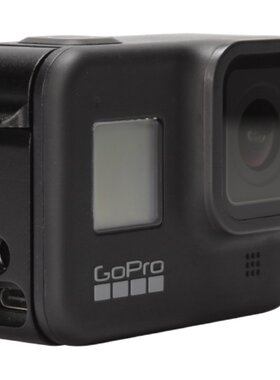 hpusn专用gopro8可充电电池盖狗8专用仓盖全金属竖拍1/4侧盖配件