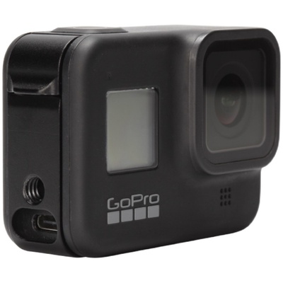 hpusn专用gopro8可充电电池盖狗8专用仓盖全金属竖拍1/4侧盖配件
