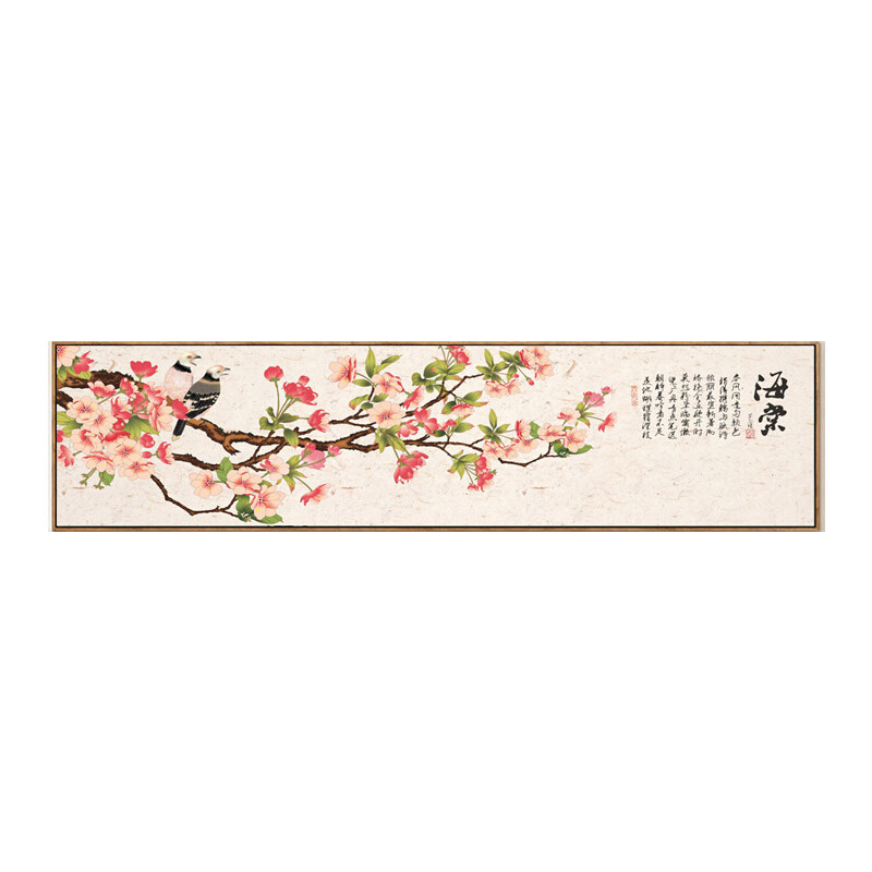 新款印花法国dmc纯棉床头十字绣