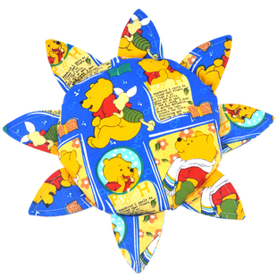 儿童飞盘软飞碟 幼儿园布艺飞盘 太阳花 向日葵玩具 1个包邮