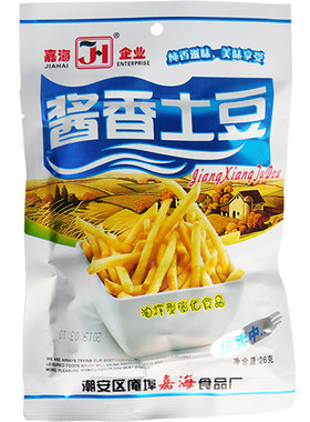 酱香土豆薯条小零食品童年宿舍