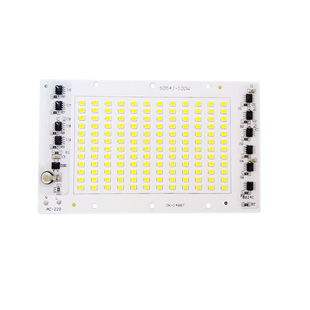免驱动220Vled灯板光源芯片50W100W150瓦路灯投光灯芯片射灯配件