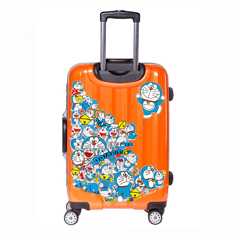 哆啦A梦旅行箱贴纸叮当猫电动车贴行李拉杆箱贴画机器猫摩托车贴
